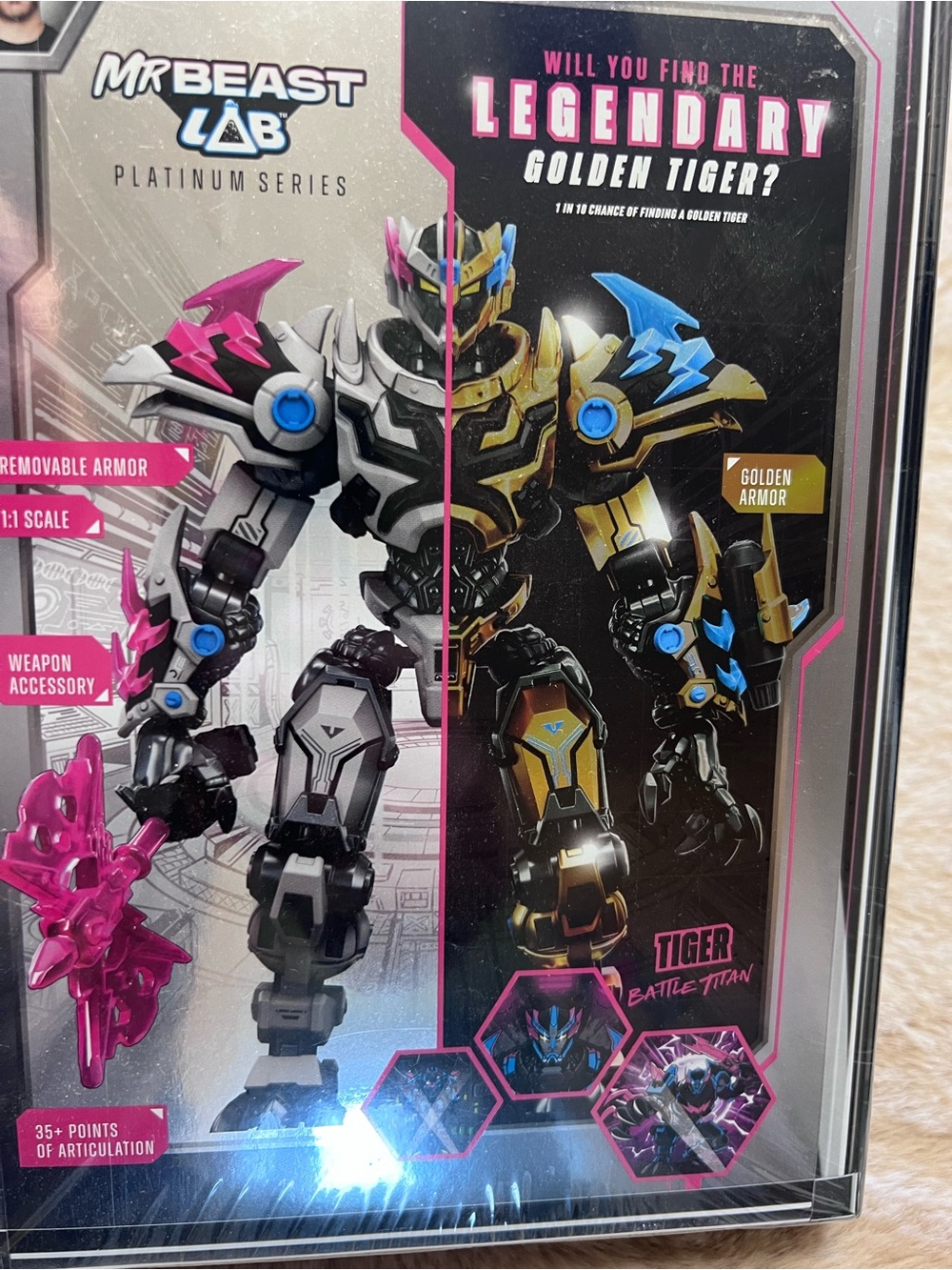 Platinum Series Tiger Battle Titan Action Figure -